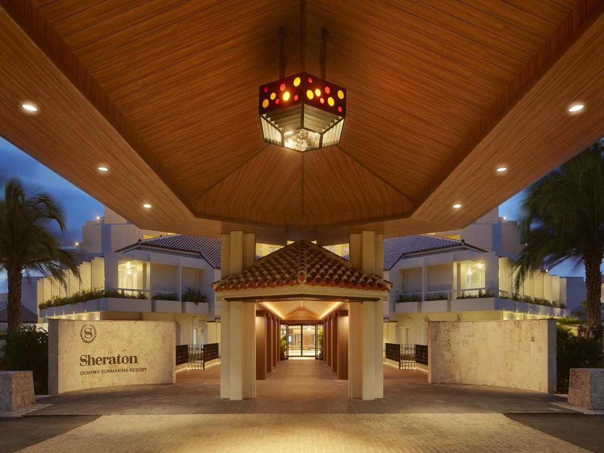 Sheraton Okinawa Sunmarina Resort Onna Eksteriør billede