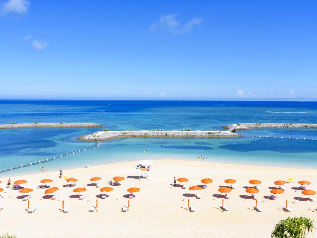 Sheraton Okinawa Sunmarina Resort Onna Eksteriør billede